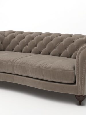 Classic Chesterfield Sofa - Tufted Upholstery, Elegant Design