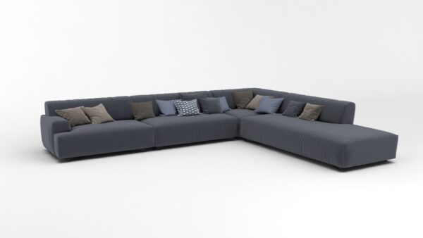 Modern Sectional Sofa with Chaise Lounge - Contemporary Design