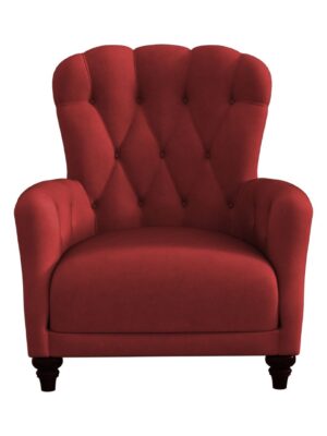 Wingback Armchair with Tufting - Classic Design, Upholstery