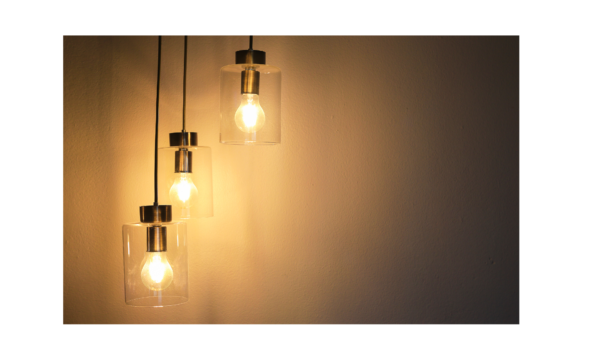 Glass Cylinder Pendant Lights (Set of 3)