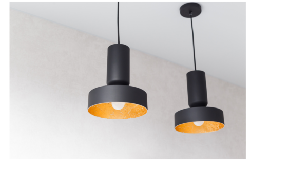Black & Gold Pendant Lights