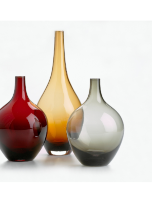 Three Glass Vases